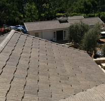 Santa Barbara Ponderosa Staggared Shake Tile Roof 